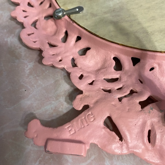 Vintage Emig Cast Iron Standing Mirror - Picture 4 of 5